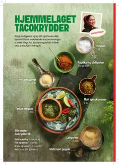 Forhåndsvisning av Coop Extra Middagsdisken Viva Mexico gyldig fra 09.02.2026 | Side: 18