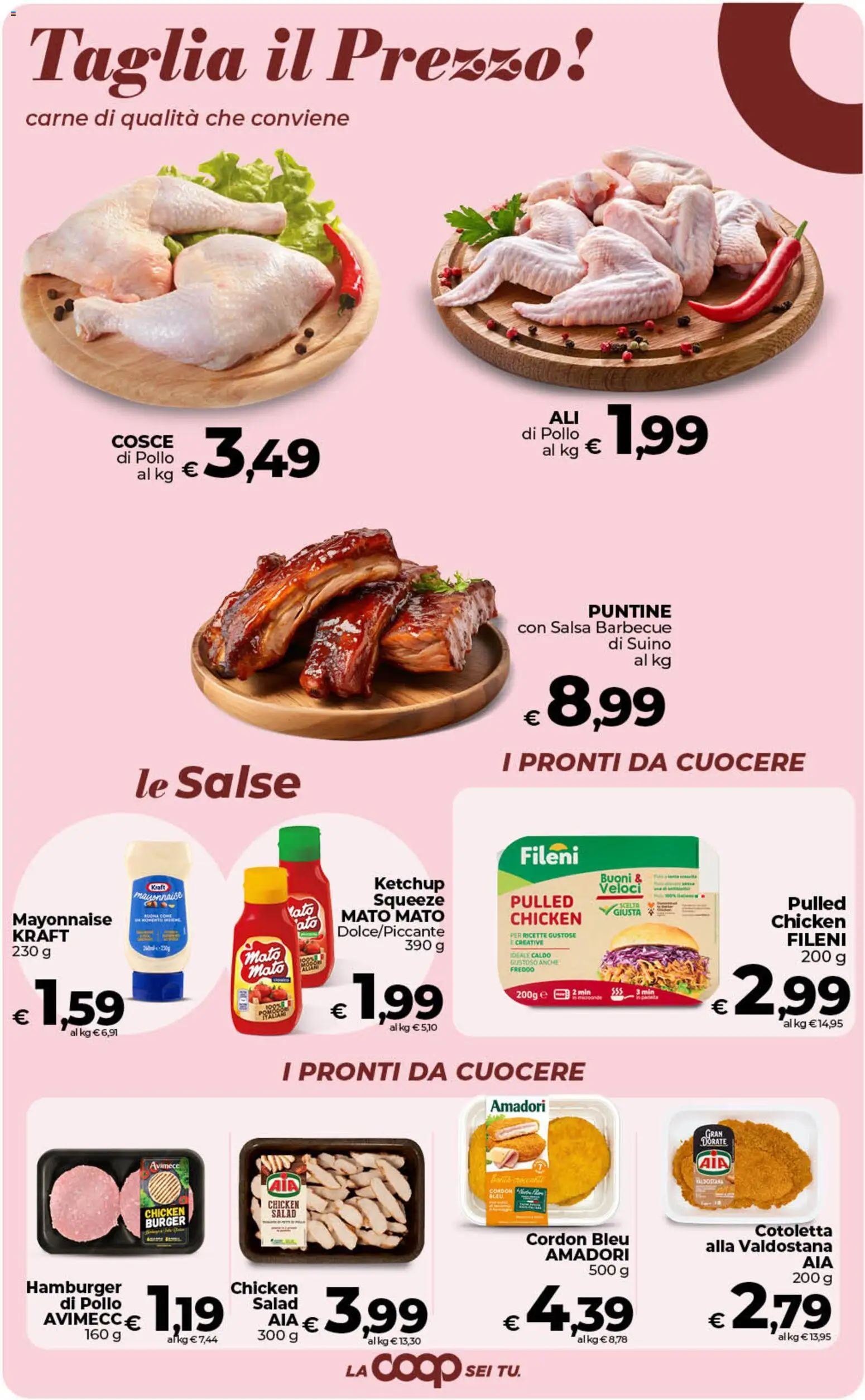 Volantino COOP del 06.03.2026 | Pagina: 17 | Prodotti: Microonde, Ketchup, Salsa, Hamburger