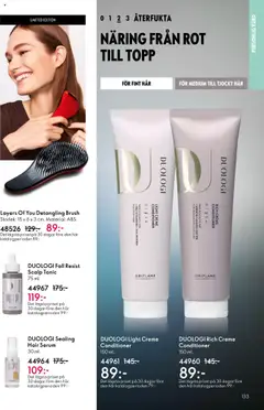 DUOLOGI Sealing Hair Serum, 30 ml. - Förhandsvisning av reklamblad från butik Oriflame aktuell från 08.10.2025 | Sida: 133