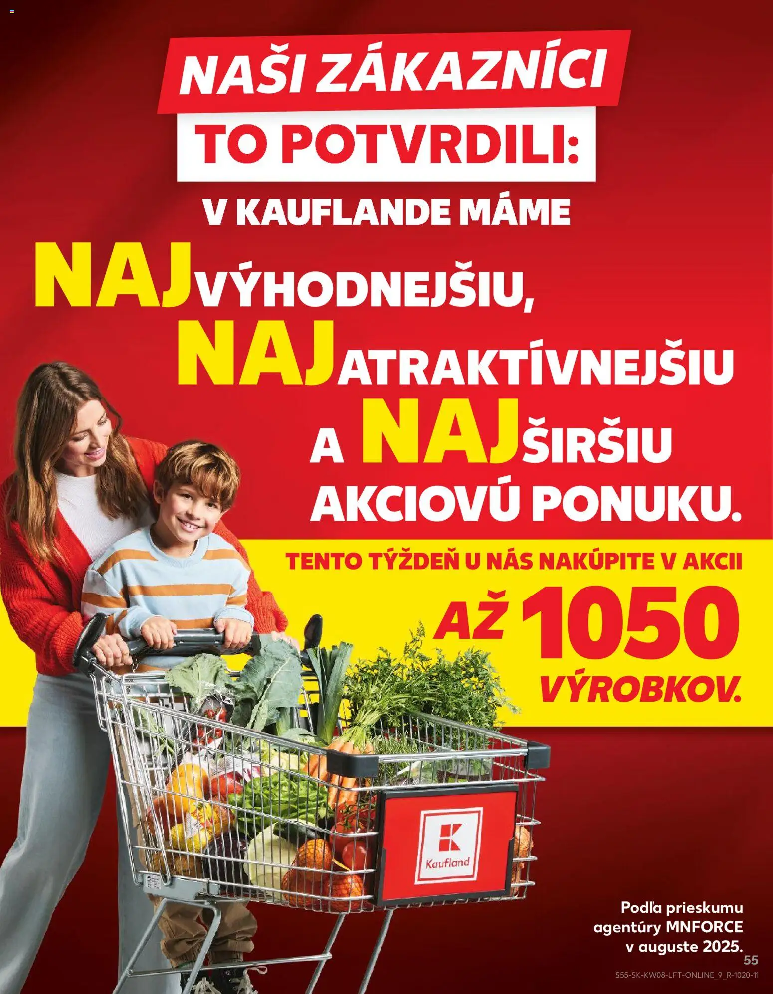 Kaufland SK akciós ujság - amely érvényes a következő dátumtól: 19.02.2026 | Oldal: 55