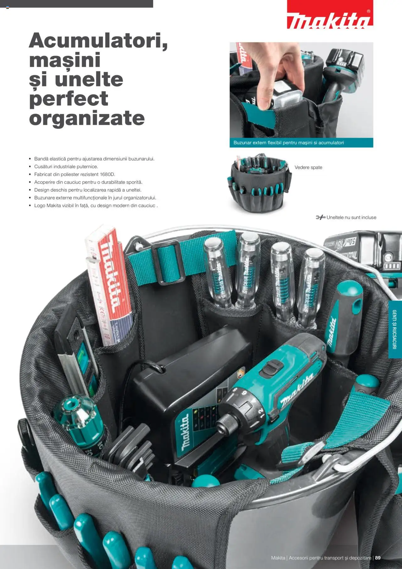 Makita catalog - Accesorii pentru transport si depozitare   – valabil de la 06.09.2021 | Pagină: 89
