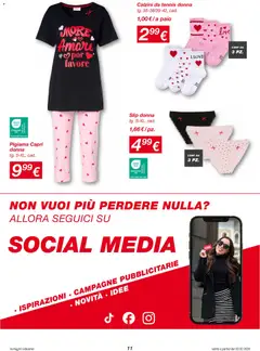 Anteprima del volantino Volantino KiK	 valido a partire dal 02.02.2026 | Pagina: 11 | Prodotti: Calzini, Pigiama, Slip