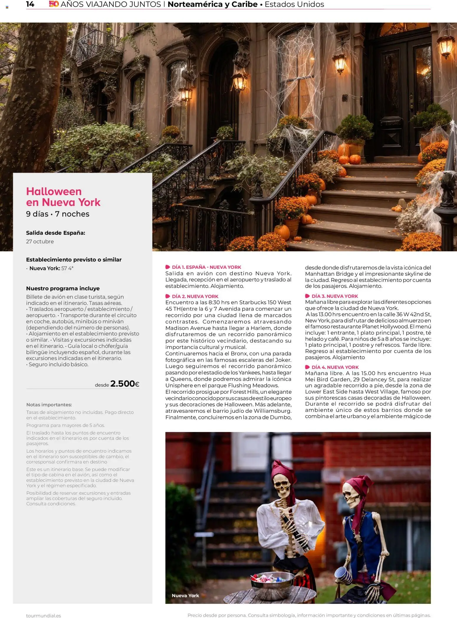 Viajes El Corte Inglés Catálogo 50 aniversario Tourmundial │ válido desde el 29.04.2026 | Página: 14 | Productos: Té, Helado