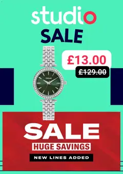 Preview of Studio - Offers valid from 13.01.2026