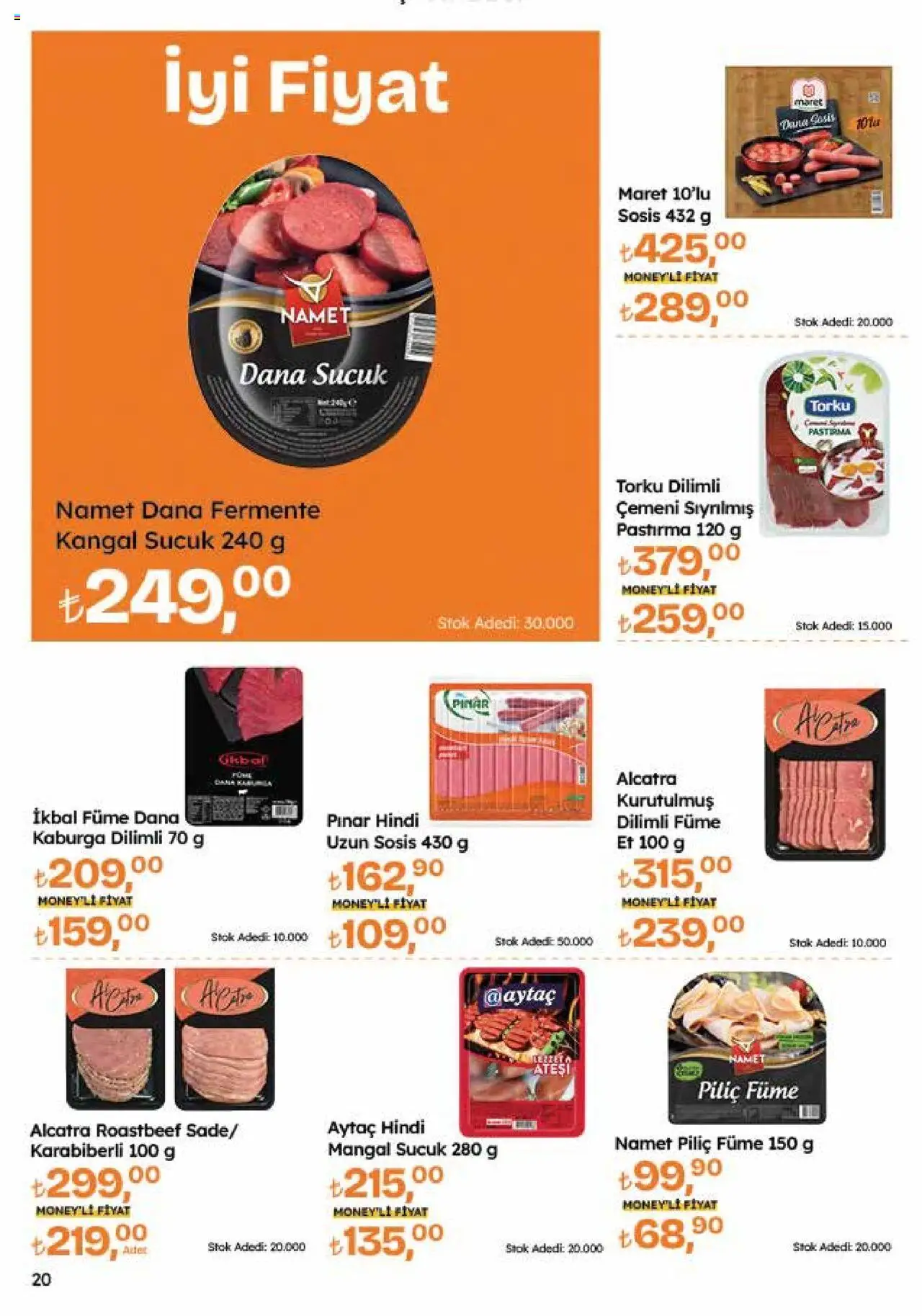 Migros Katalog - 5M Migroskop Dijital - 22.05.2025 tarihinden itibaren geçerlidir | Sayfa: 20 | Ürünler: Sosis, Piliç, Sucuk