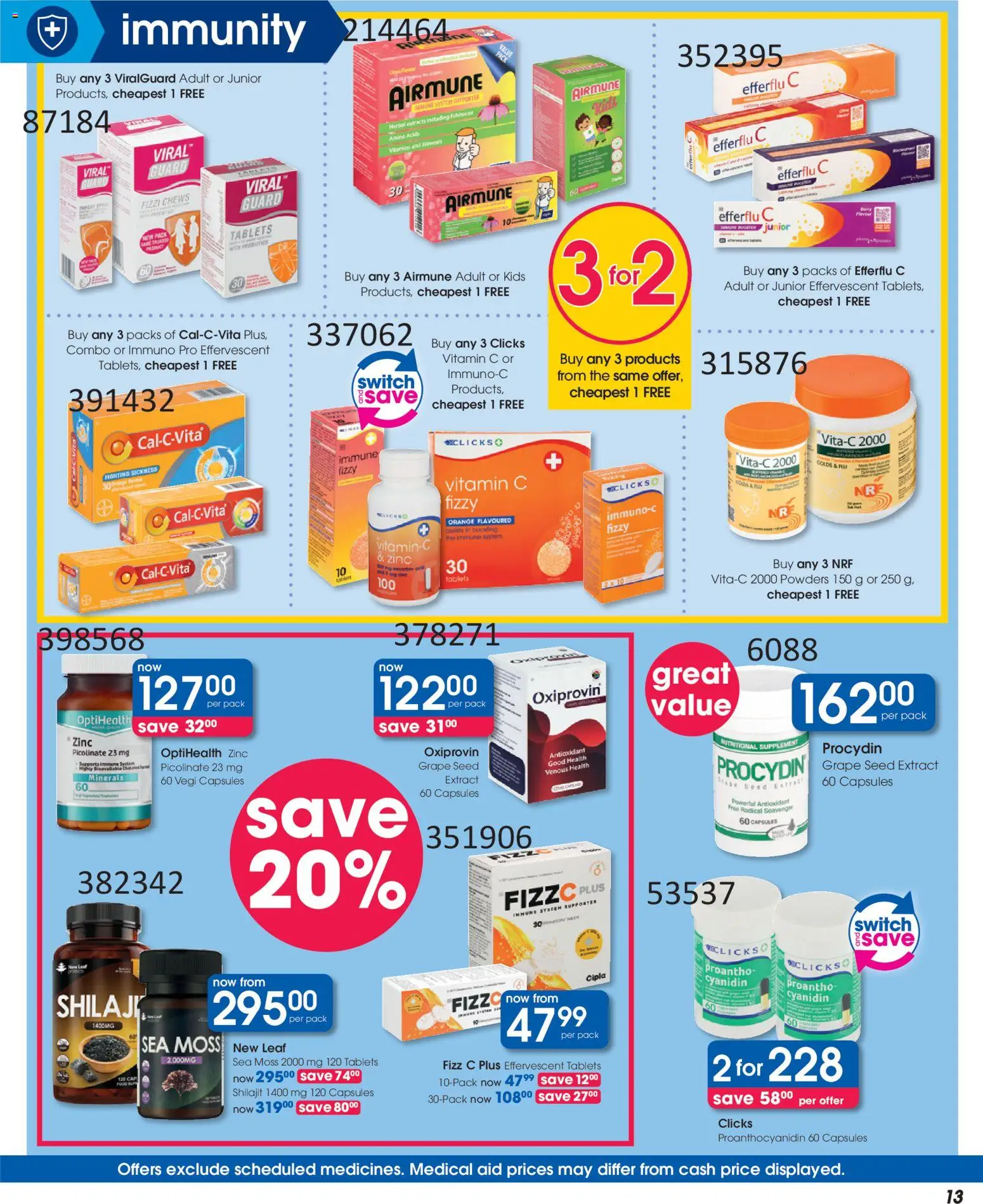 New Clicks catalogue – valid from 30.12.2025 | Page: 13 | Products: Vitamins, Switch