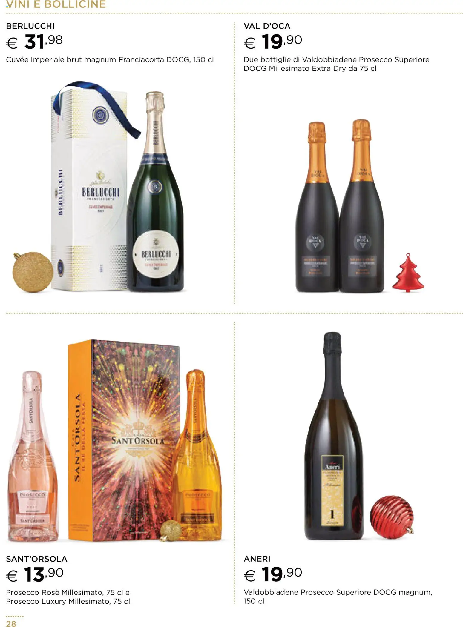 Volantino Esselunga S del 13.11.2025 | Pagina: 28 | Prodotti: Prosecco