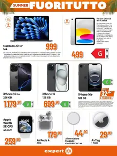 Volantino Expert del 31.07.2025 | Pagina: 18 | Prodotti: Macbook air, Apple Watch, Macbook, Airpods