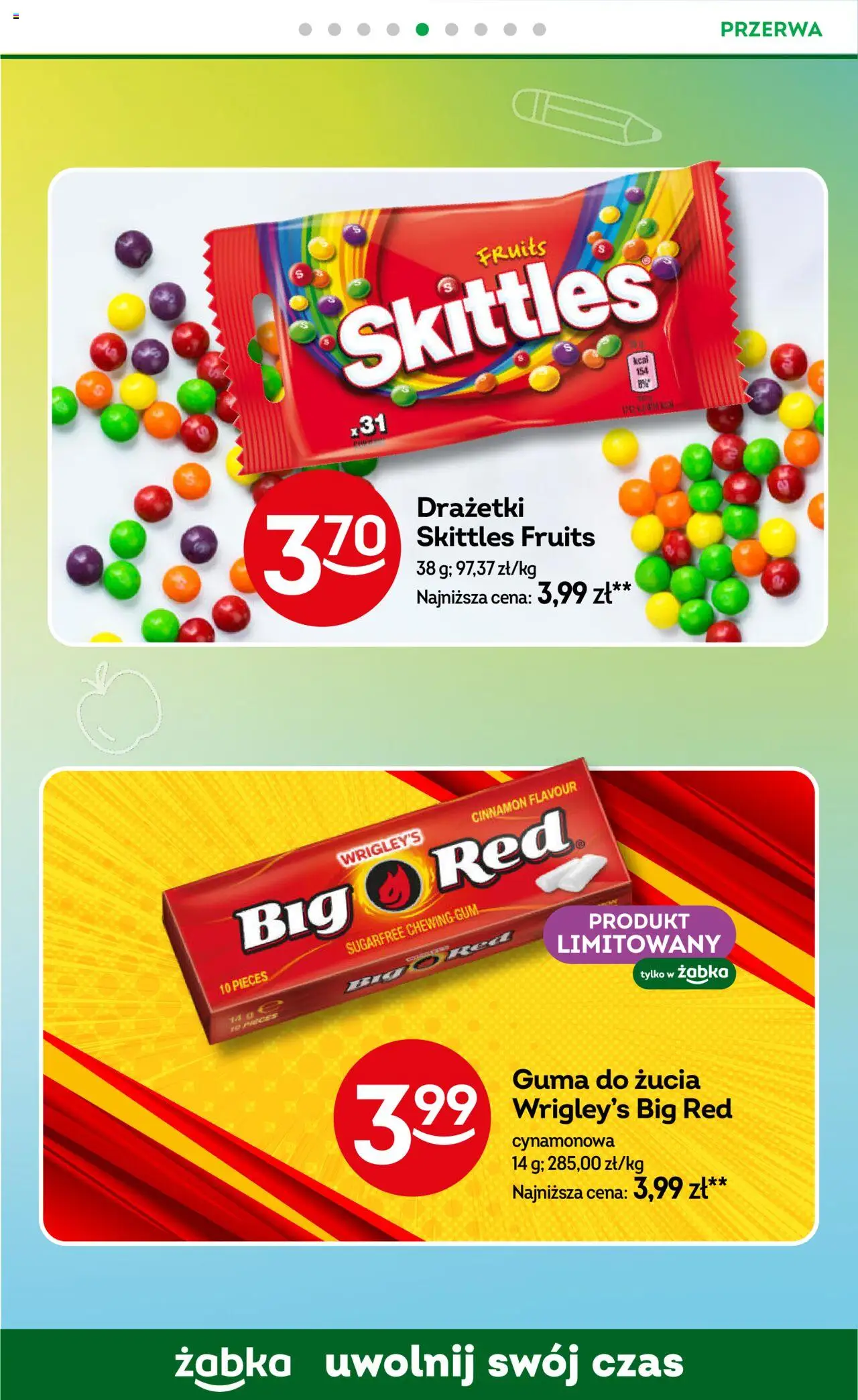 Żabka Gazetka od 24.09.2025 | Strona: 56 | Produkty: Wafle, Wafle ryżowe, Ciastka