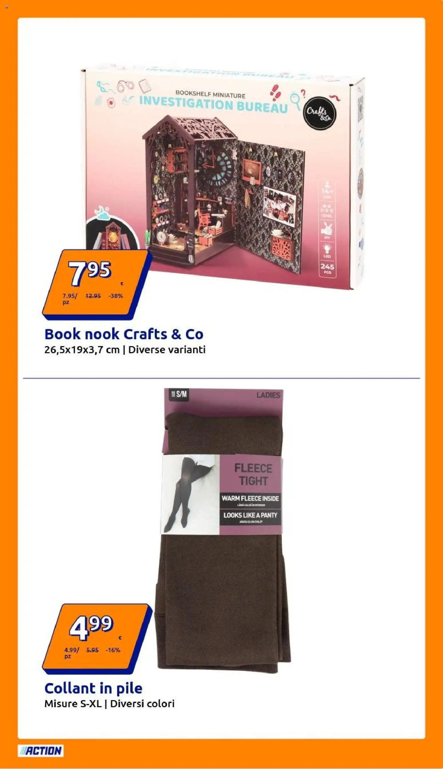 Volantino Action del 19.11.2025 | Pagina: 7 | Prodotti: Pile, Collant