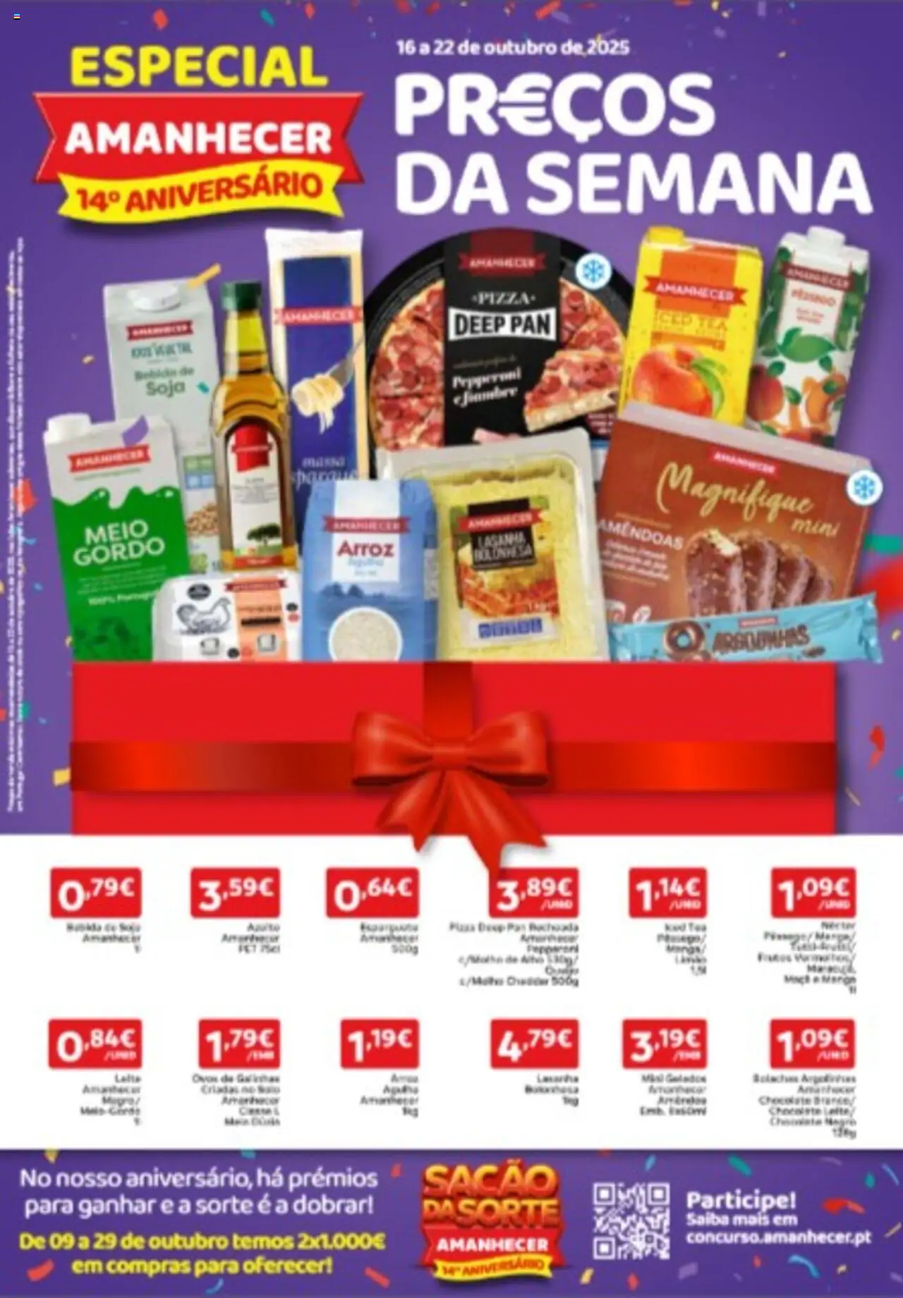 Amanhecer Folheto Madeira │ válido de 16.10.2025 | Página: 1 | Produtos: Soja, Amêndoas, Arroz, Bebida