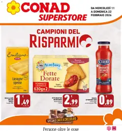 Anteprima del volantino Conad Superstore Sicilia catalogo valido a partire dal 11.02.2026