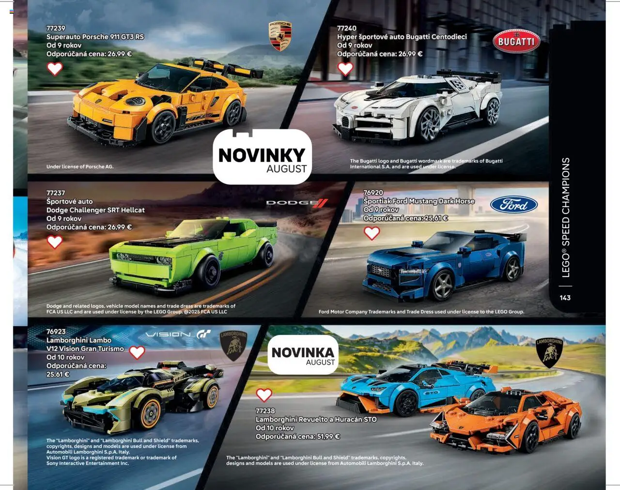 Nové ALLTOYS akcie – leták je platný od 01.06.2025 | Strana: 143 | Produkty: LEGO