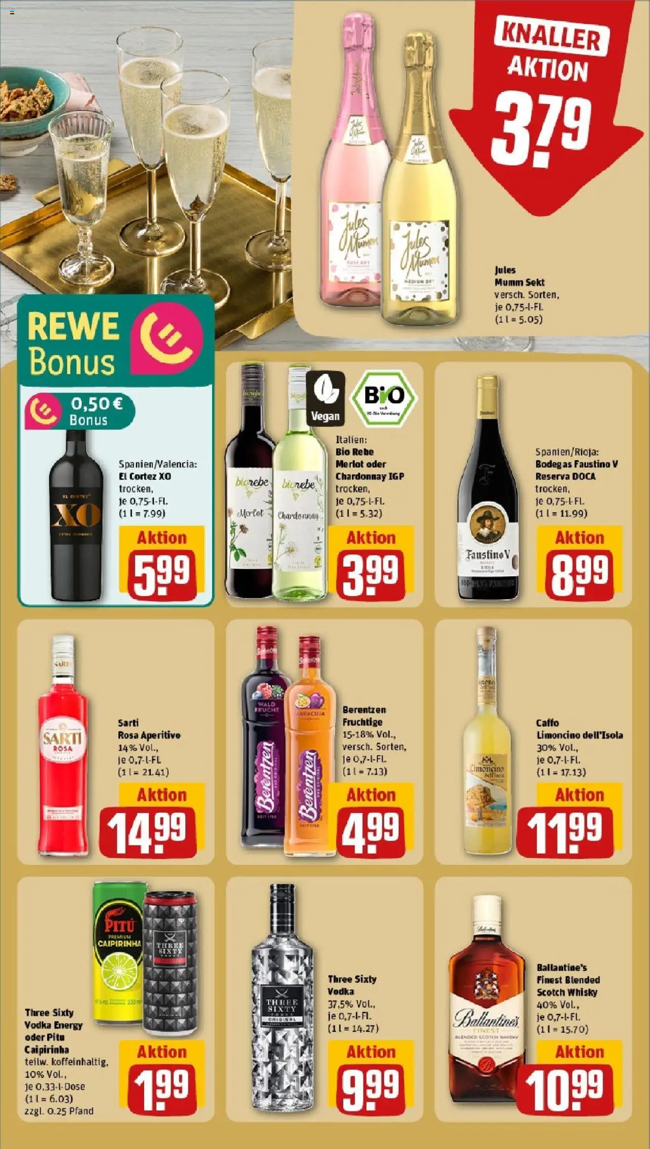 Rewe prospekt Niederkassel / Ranzel	 - gültig ab dem 15.06.2025 | Seite: 15 | Produkte: Whisky, Mumm sekt, Energy, Jules mumm