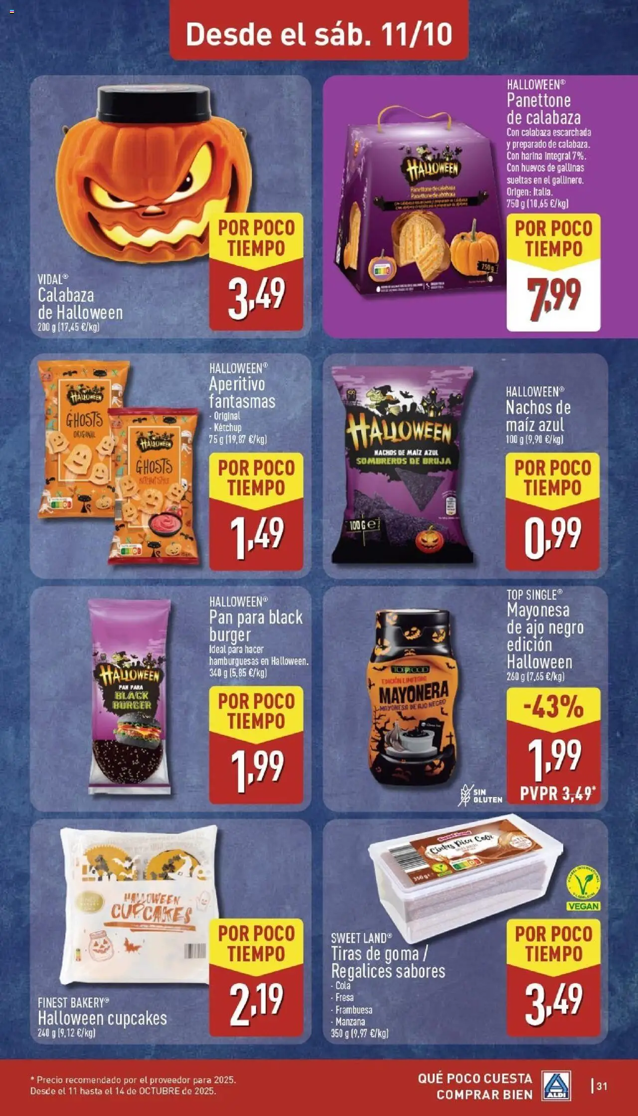 Aldi folleto Canarias │ válido desde el 06.10.2025 | Página: 31 | Productos: Μπλοκ, Καλτσάκια μισά, Πράσινο τσάι, Manzana