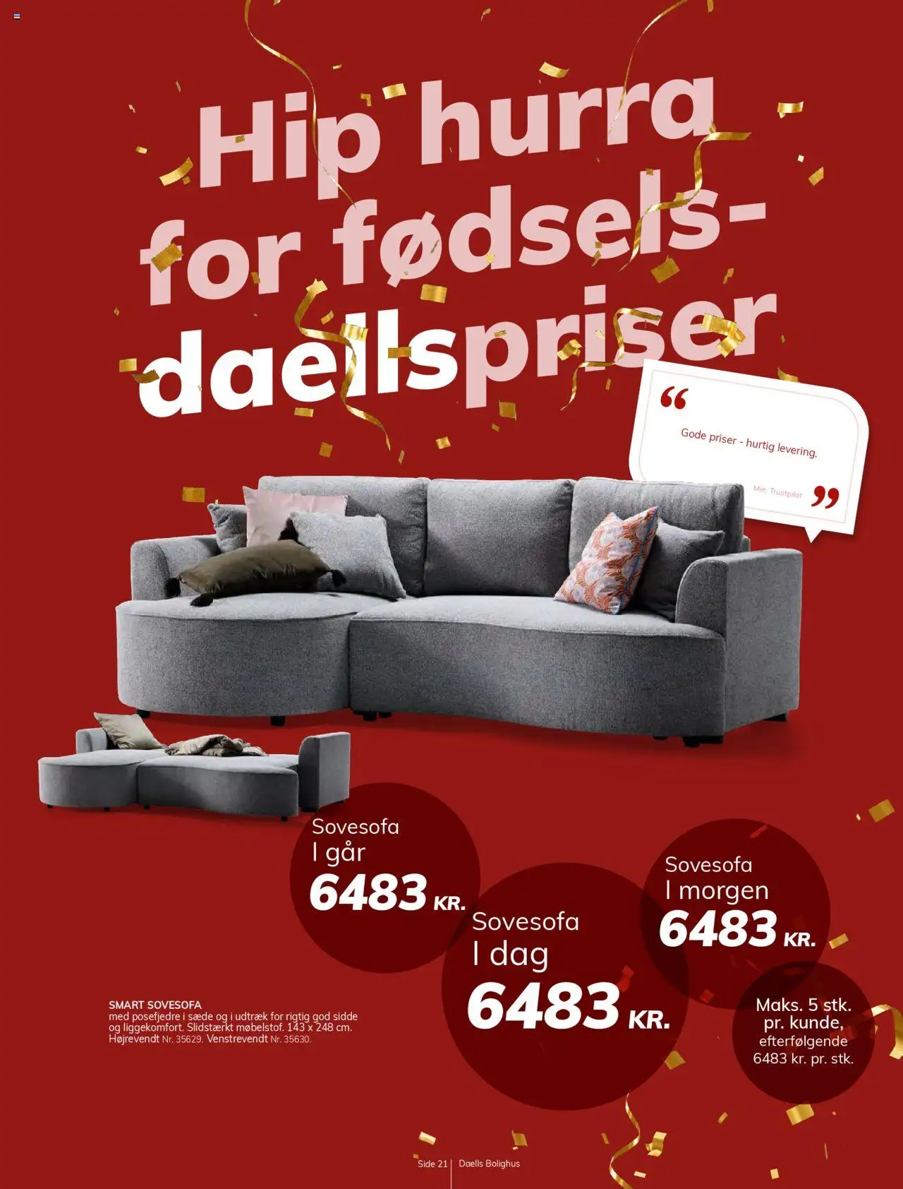 Daells Bolighus tilbudsavis – gyldig fra 24.09.2025 | Side: 21