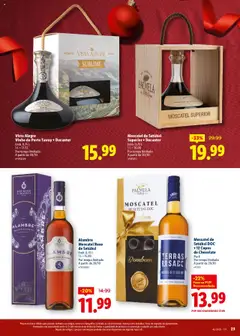 Pré-visualização Moscatel de Setúbal DOC + 12 Copos de Chocolate, Pack. Por tempo limitado A partir de 20/10 válido de 17.10.2025 | Página: 23 | Produtos: Copos, Bombom, Chocolate, Vinho