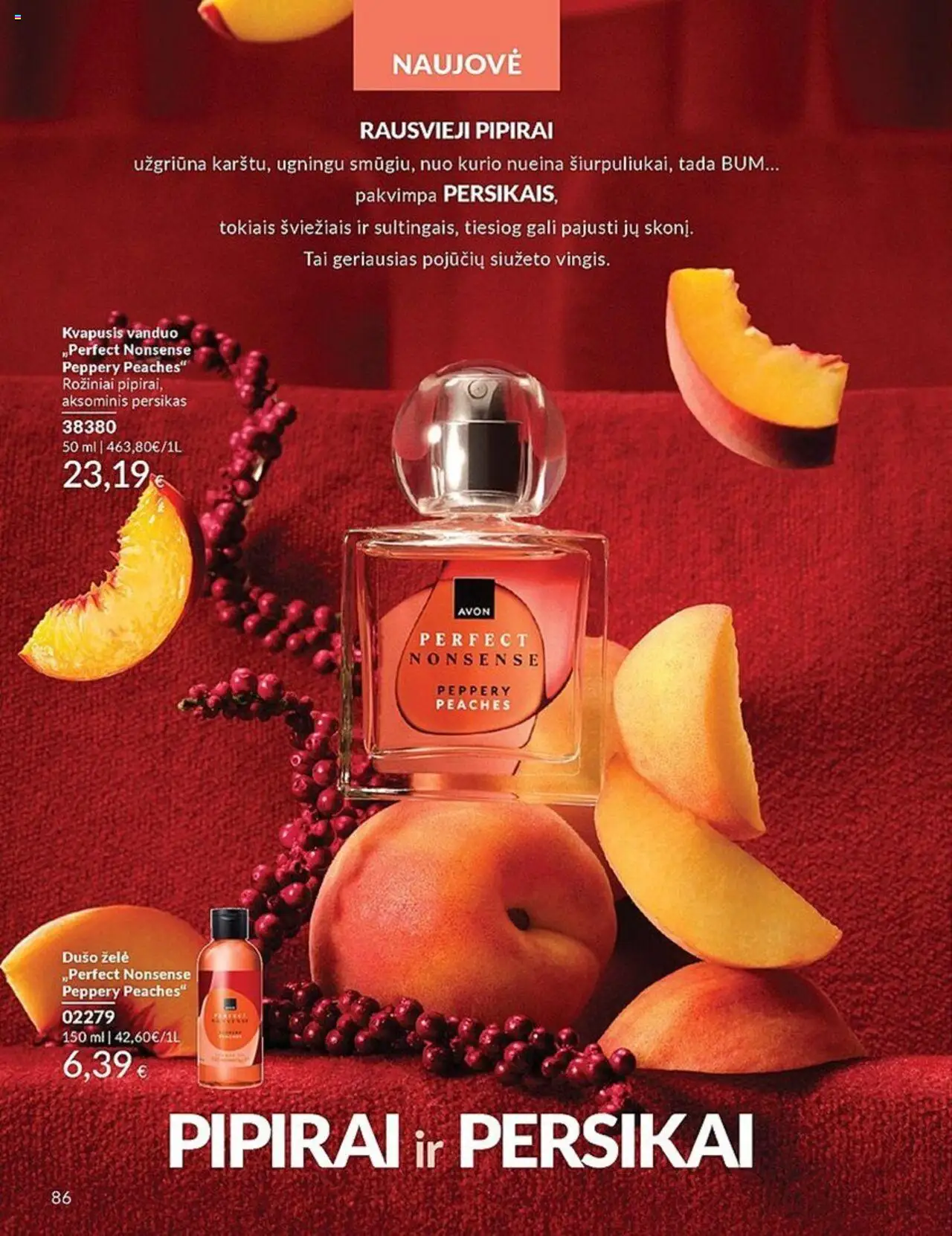 AVON leidinys│galioja nuo 01.07.2025 | Puslapis: 86 | Prekių: Kvapusis vanduo, Dušo želė