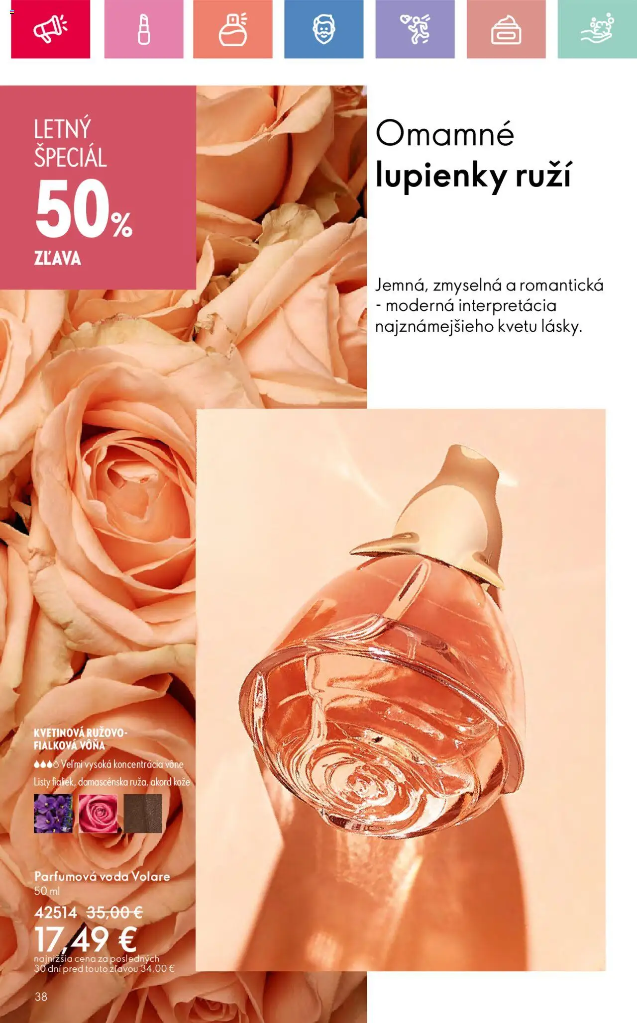 Katalóg Oriflame 9 2025 │ platný od 15.06.2025 | Strana: 38 | Produkty: Voda