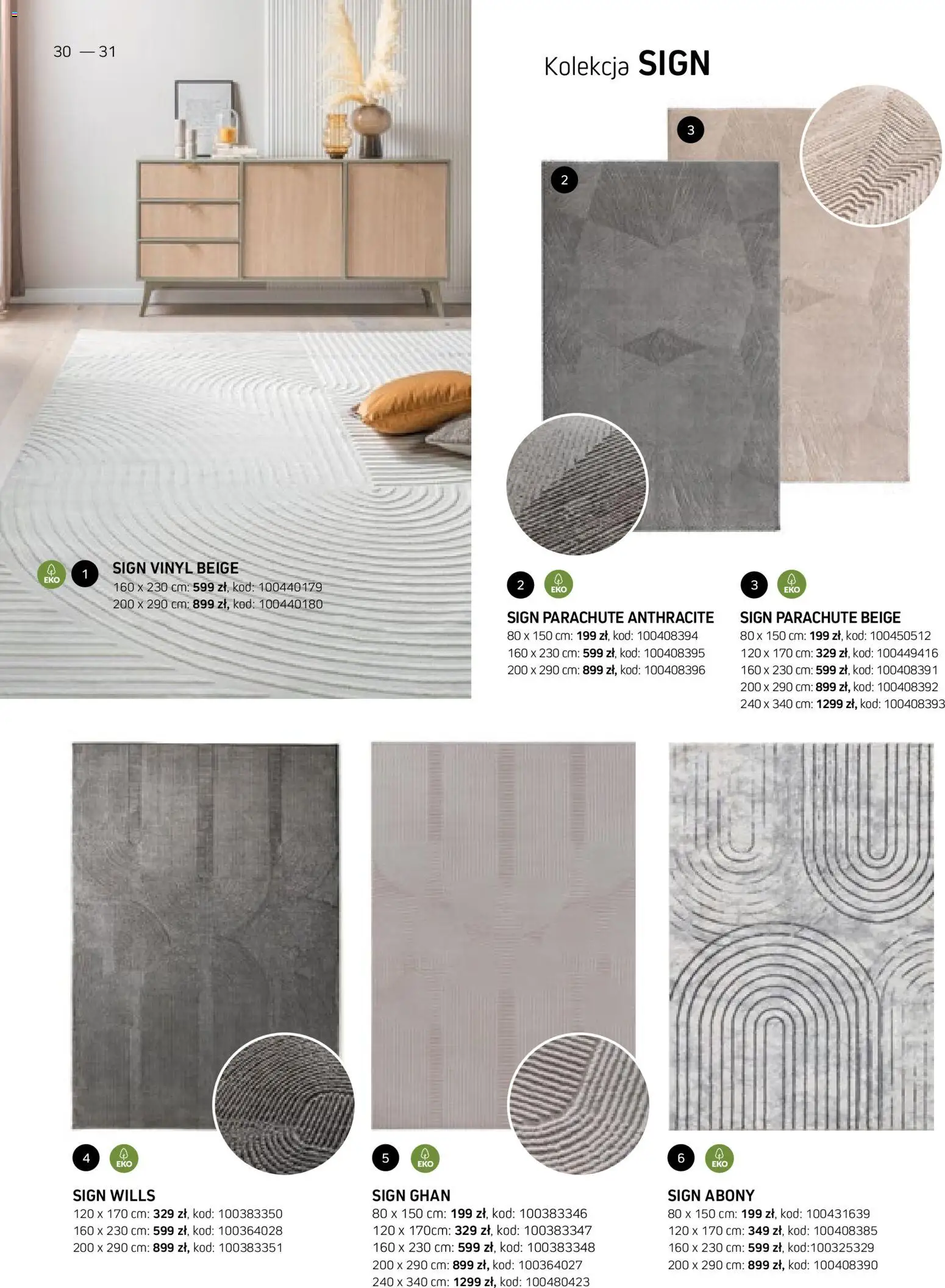 Komfort gazetka - Katalog dywanów od 17.03.2026 | Strona: 30