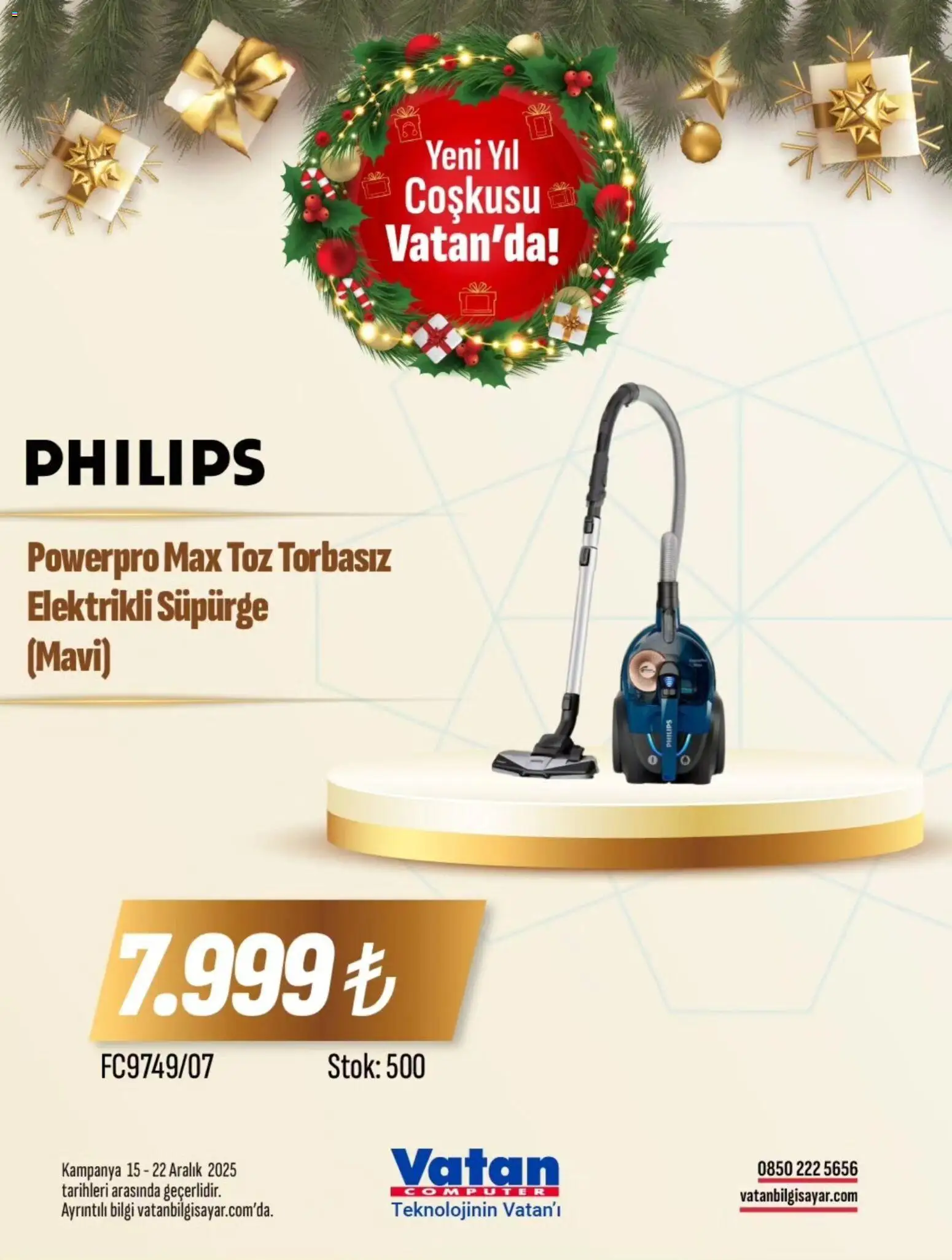 Vatan Bilgisayar İndirim - 15.12.2025 tarihinden itibaren geçerlidir | Sayfa: 15 | Ürünler: Elektrikli süpürge