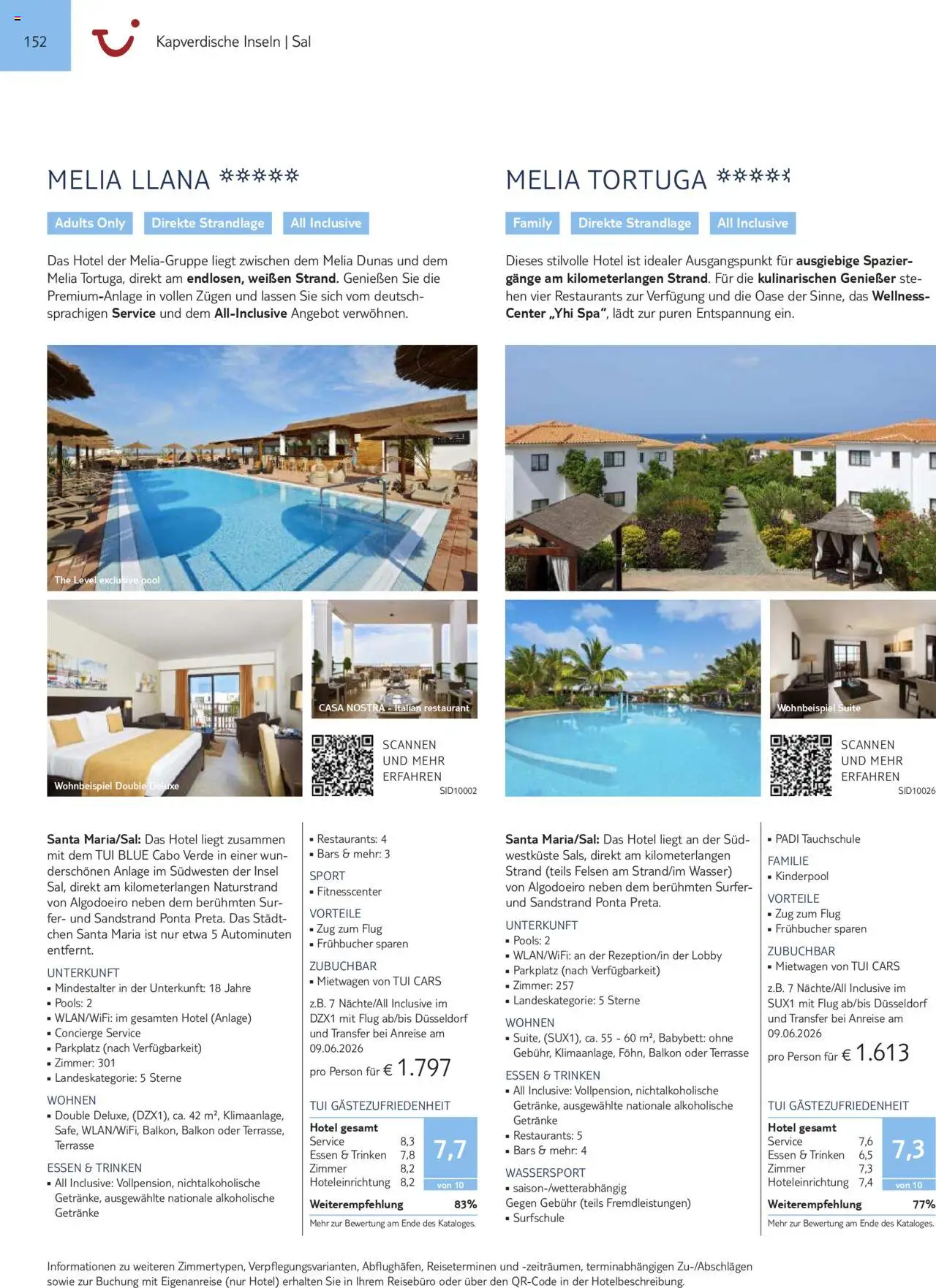 TUI Prospekt Kanaren, Kapverden & Senegal 2025/26	  – gültig ab 01.11.2025 | Seite: 152 | Produkte: Babybett, Wasser