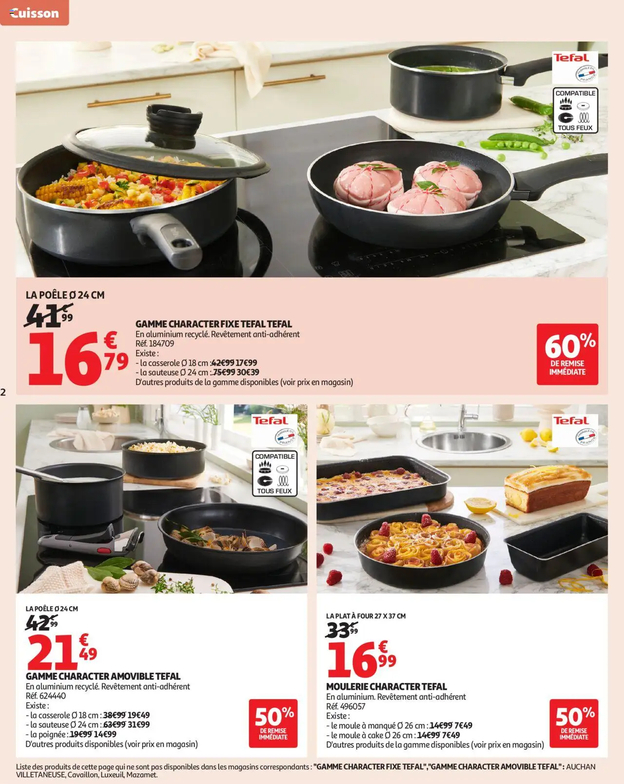  | Page: 2 | Produits: Four, Poêle, Casserole, Tefal