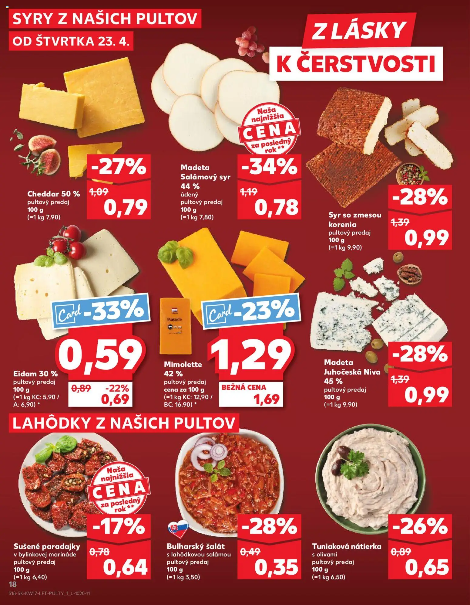 Nové Kaufland akcie – leták je platný od 23.04.2026 | Strana: 18