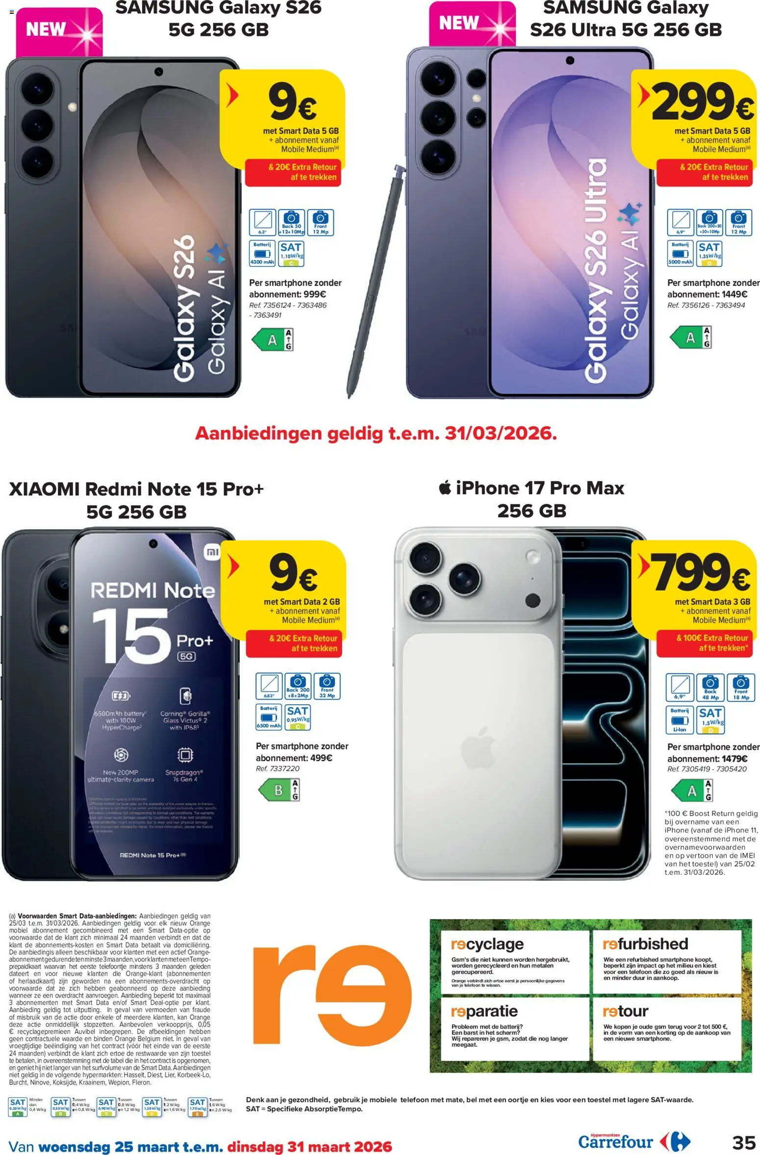 Nieuwe » Carrefour folder van 25/03/2026 🤩  « is er! Ontdek geweldige aanbiedingen en bespaar. | Belgium