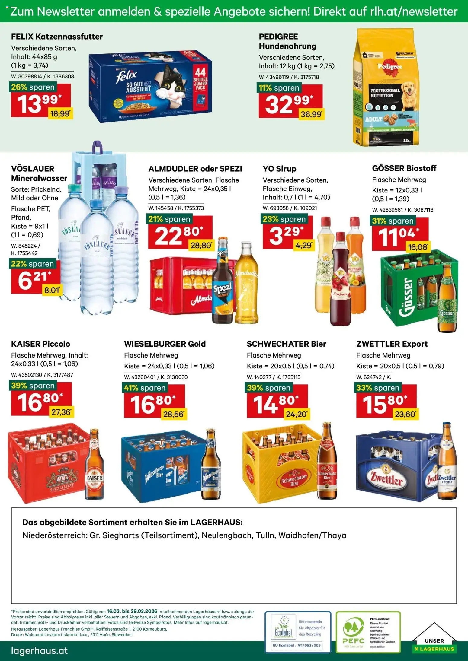 Lagerhaus - Wochen Angebote gültig ab 15.03.2026 | Seite: 12 | Produkte: Himbeere, Bier