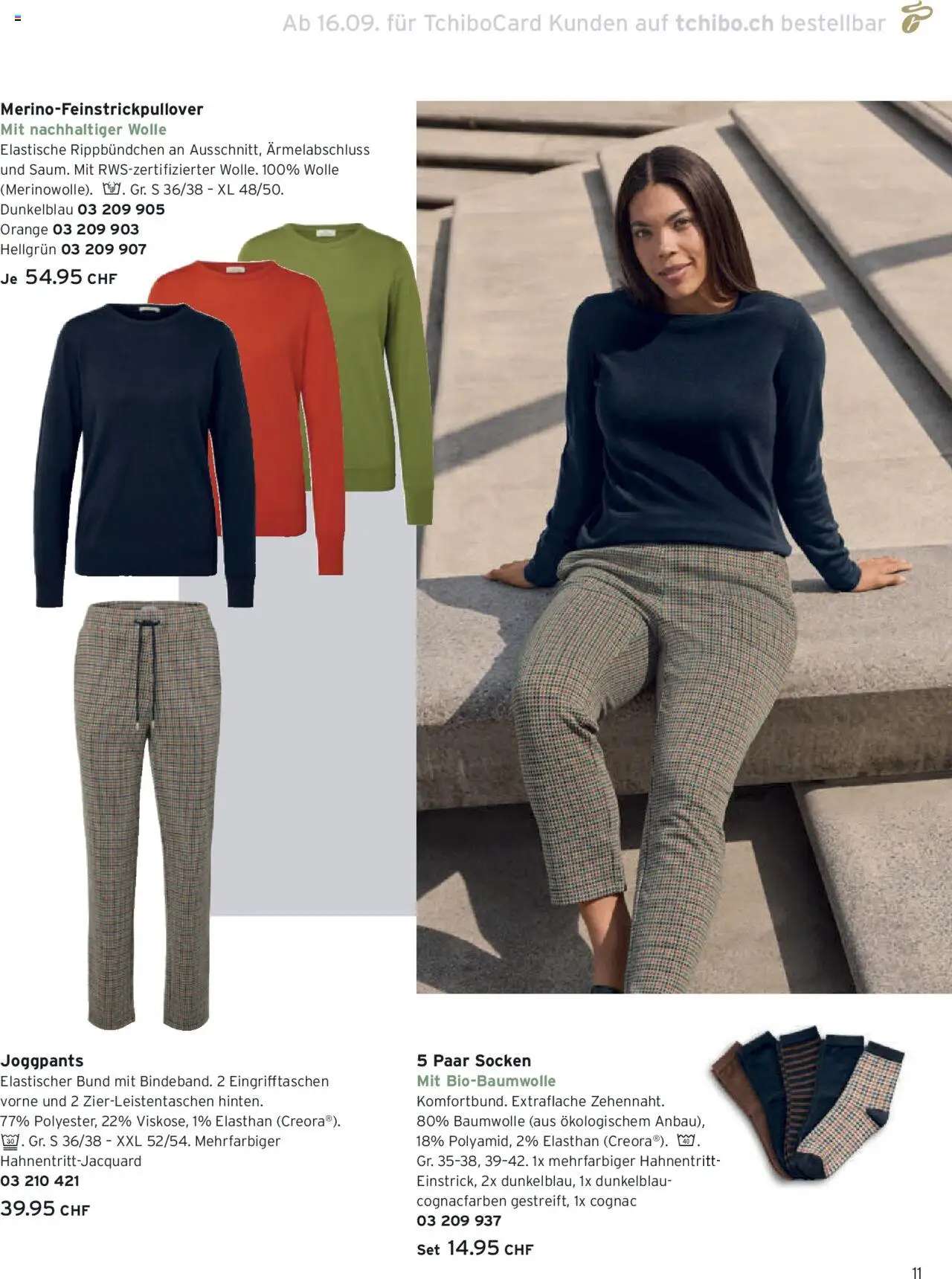 Tchibo Aktionen Herbst – gültig ab 24.09.2025 | Seite: 11 | Produkte: Socken