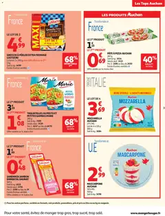 Auchan folder / publicité - Voorbeeld van een folder van Auchan, geldig van 28.04.2026 | Pagina: 3 | Producten: Koktelcseresznye, Pizza, Sandwich, Mozzarella