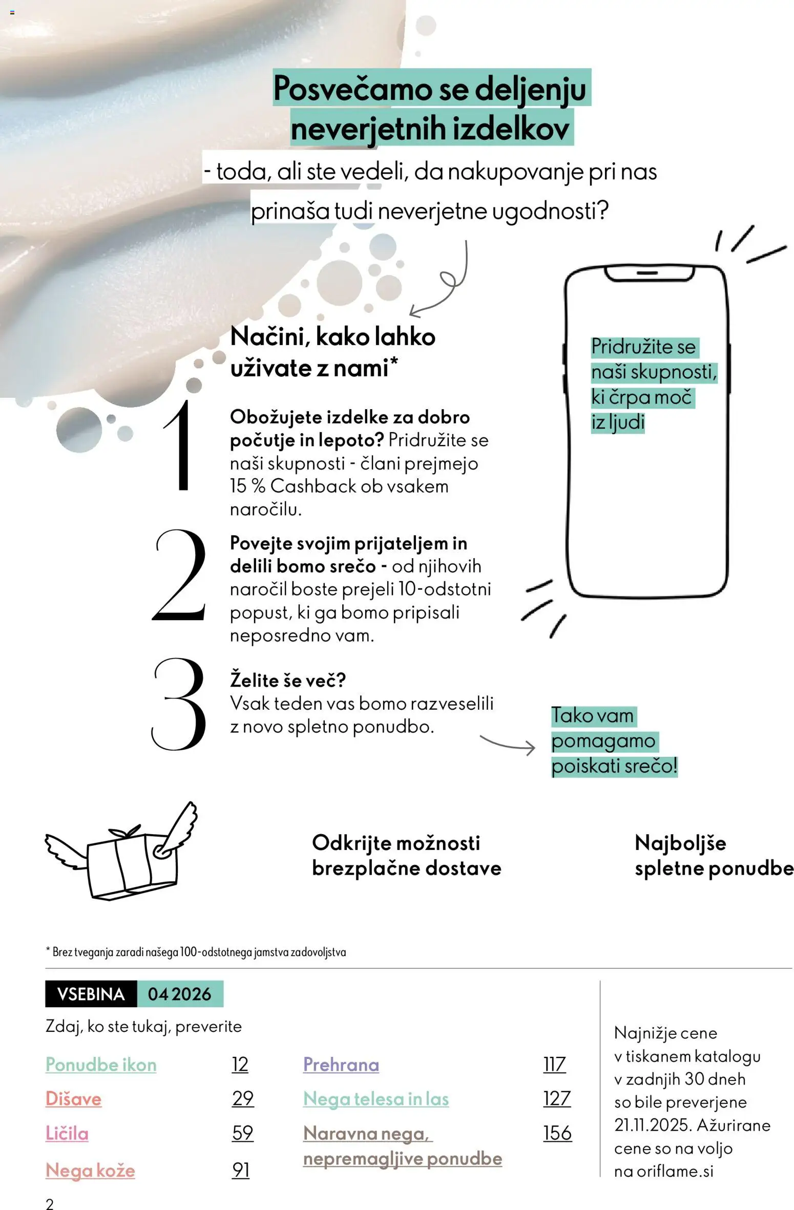 Novi Oriflame katalog ponudbe – veljaven od 11.03.2026 | Stran: 2 | Izdelki: Licila