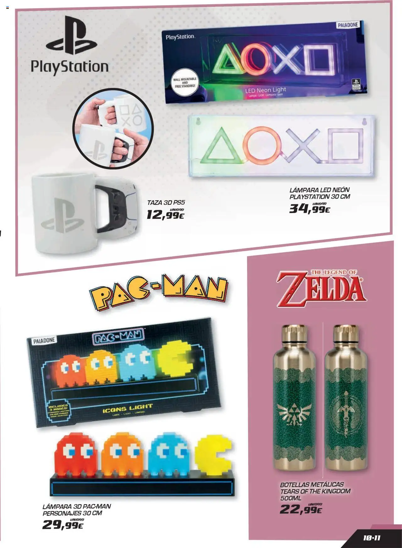 Toy Planet Catálogo de Geek Fan │ válido desde el 01.07.2025 | Página: 11 | Productos: Playstation, Lámpara