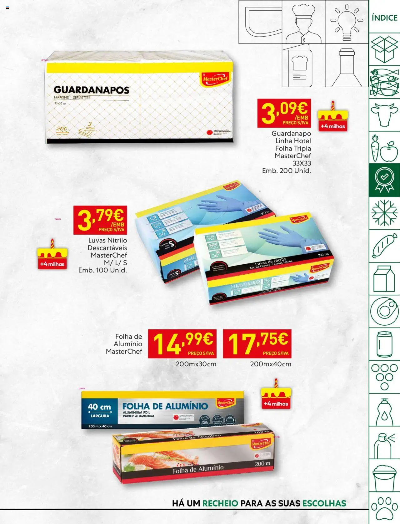 Recheio folheto │ válido de 21.10.2025 | Página: 17 | Produtos: Luvas, Guardanapos