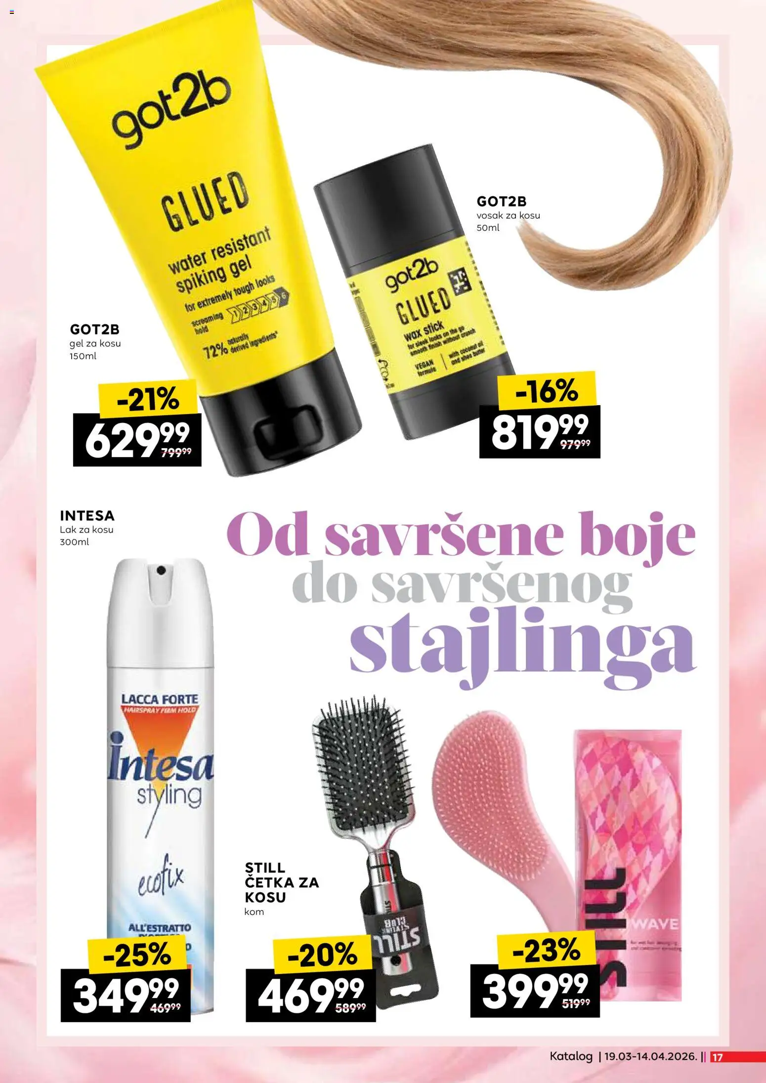 Roda katalog - važi od 19.03.2026 | Strana: 17 | Proizvode: Cetka za kosu, Četka, Lak za kosu