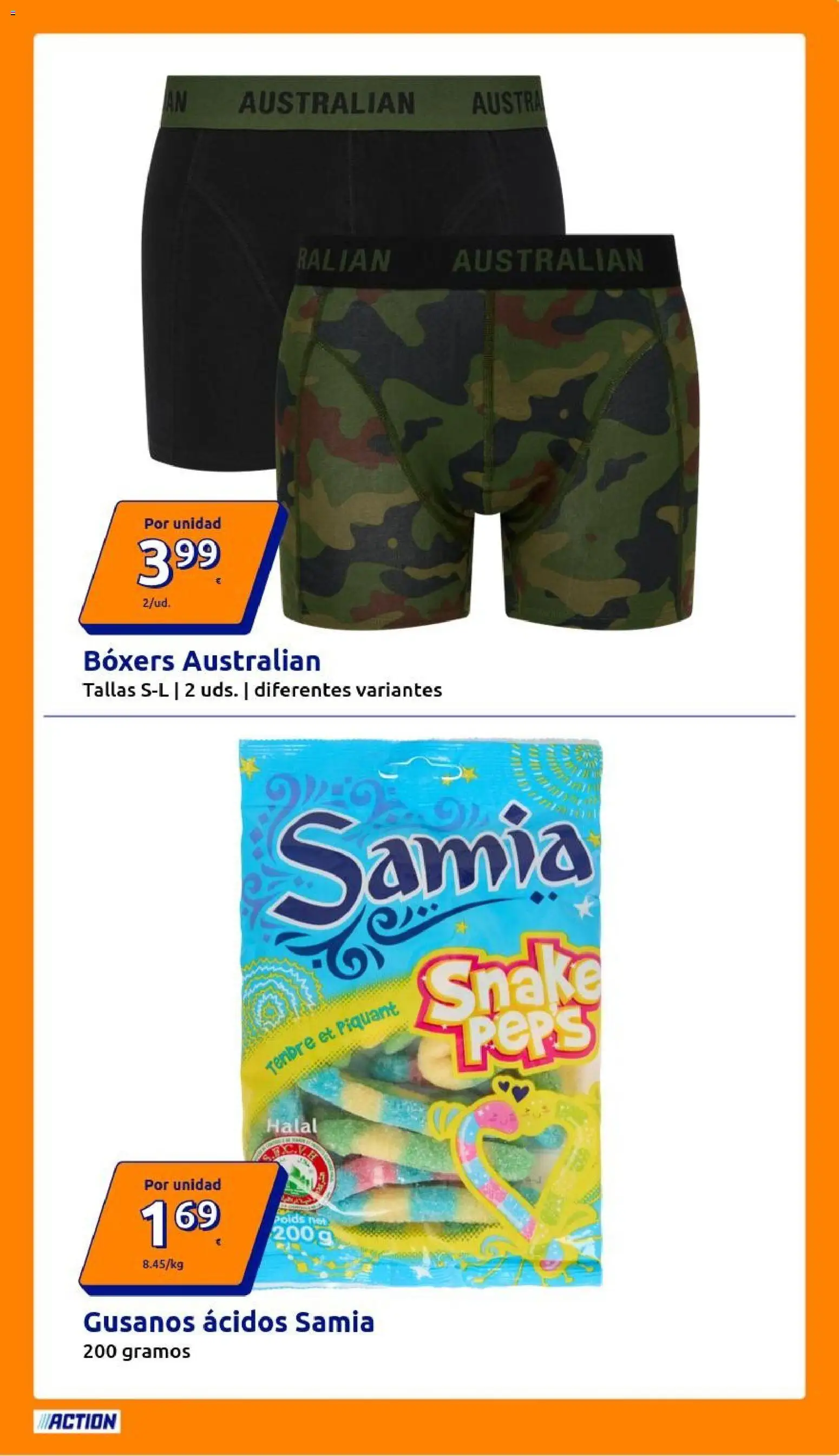 Action folleto │ válido desde el 11.03.2026 | Página: 17 | Productos: Boxers