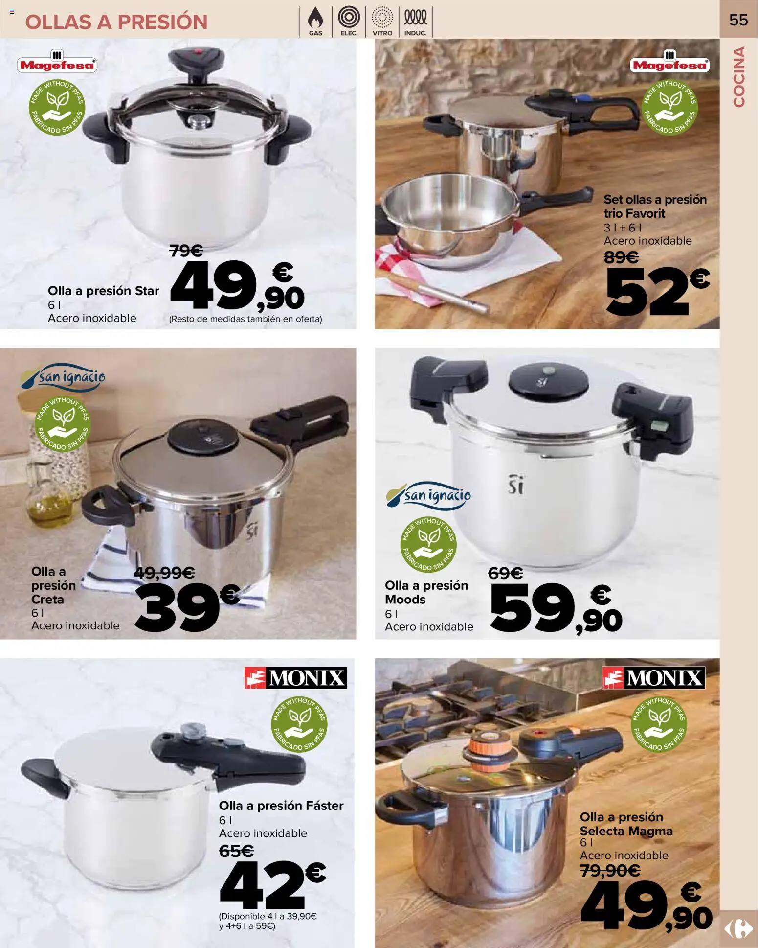 Carrefour folleto │ válido desde el 09.01.2026 | Página: 55 | Productos: Cocina