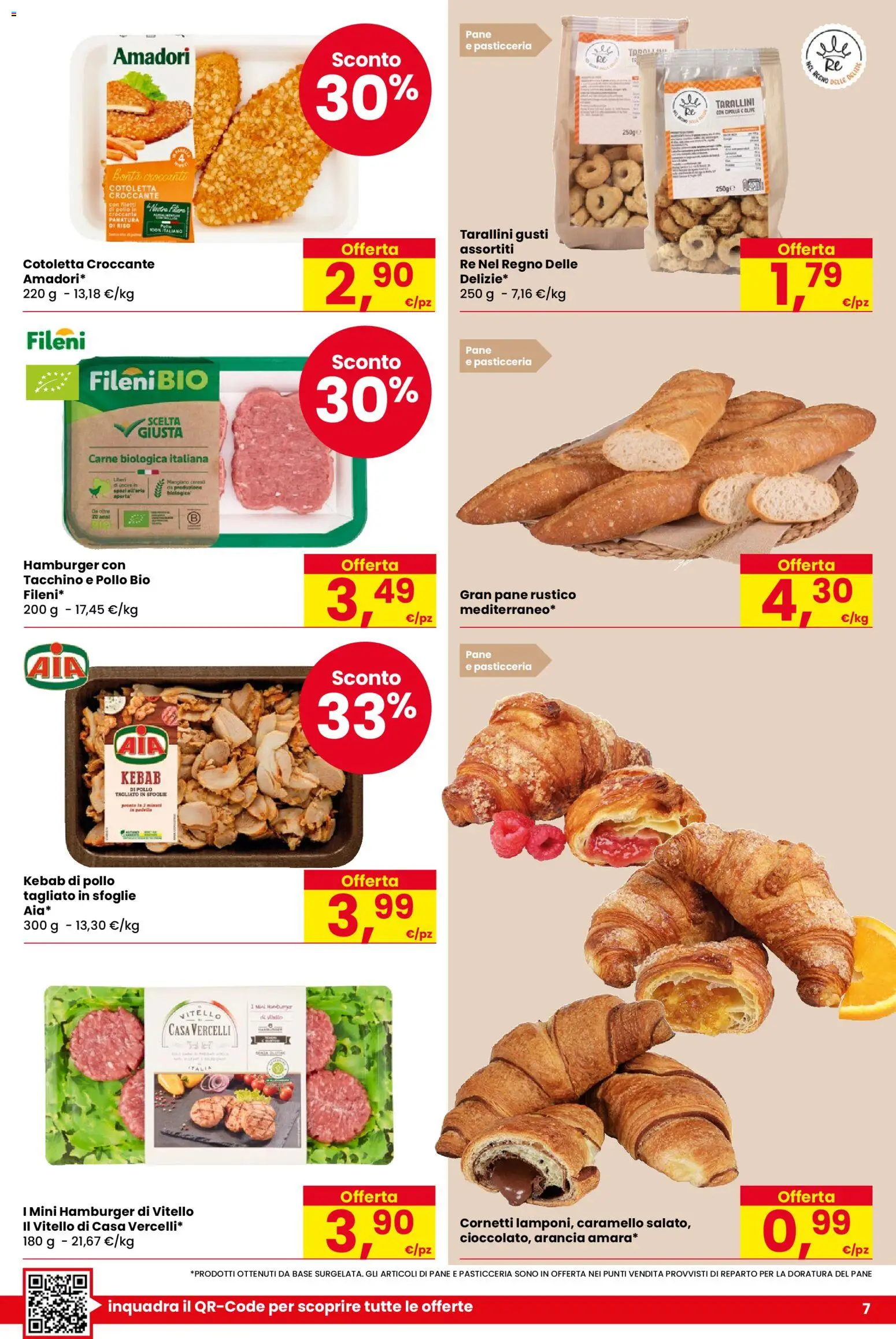 Volantino Despar del 25.11.2025 | Pagina: 7 | Prodotti: Pollo, Riso, Cereali, Olive