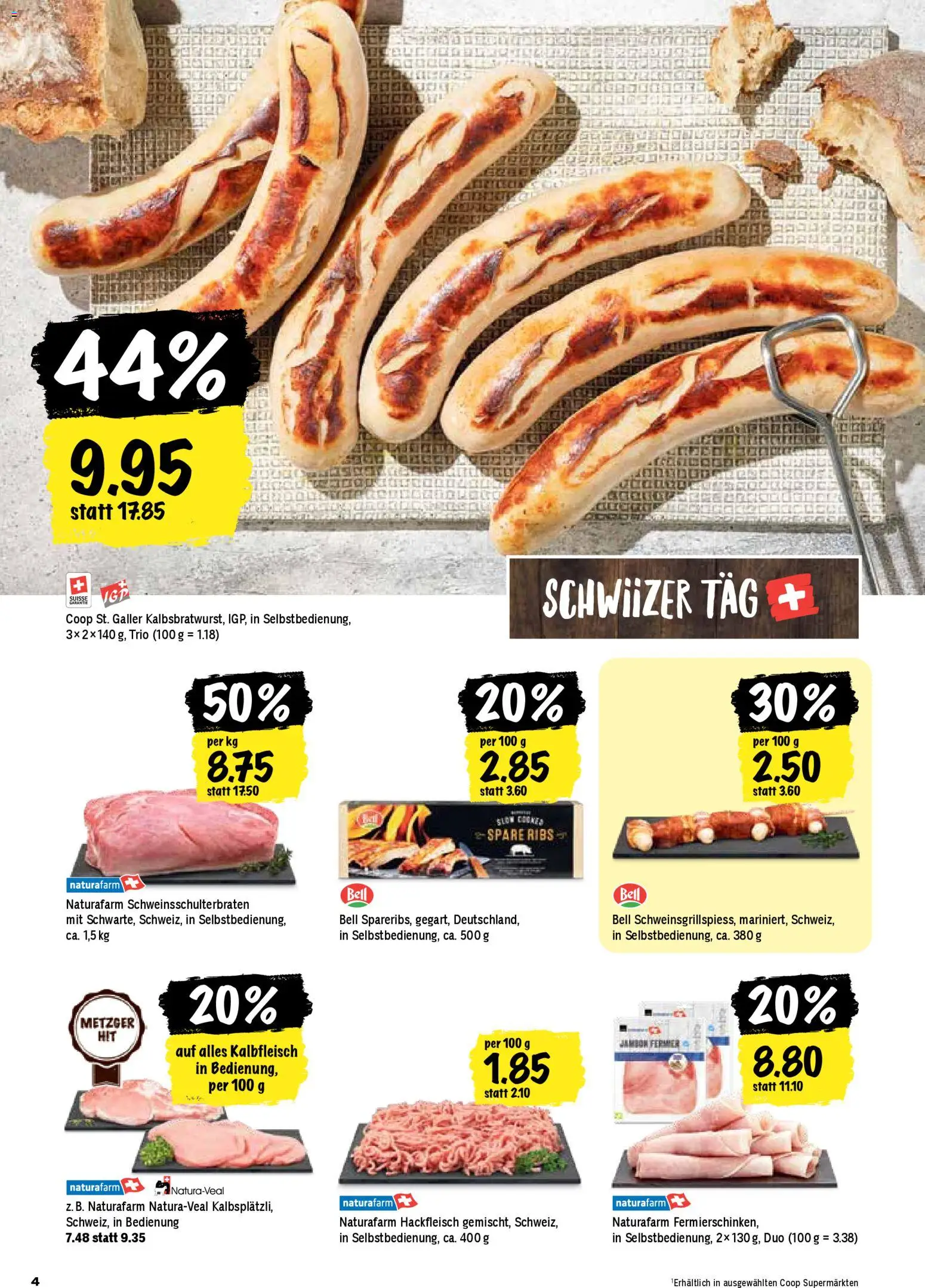 Coop aktionen – gültig ab 23.04.2026 | Seite: 4 | Produkte: Spare Ribs, Grill
