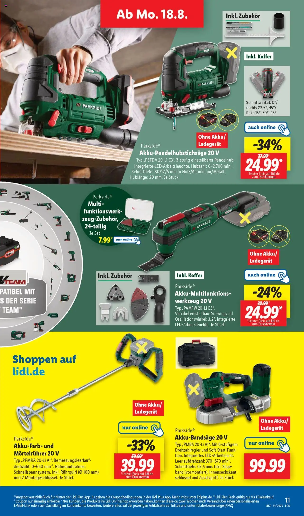 Lidl Prospekt 	 - gültig ab dem 18.08.2025 | Seite: 21 | Produkte: Koffer, Ladegerät