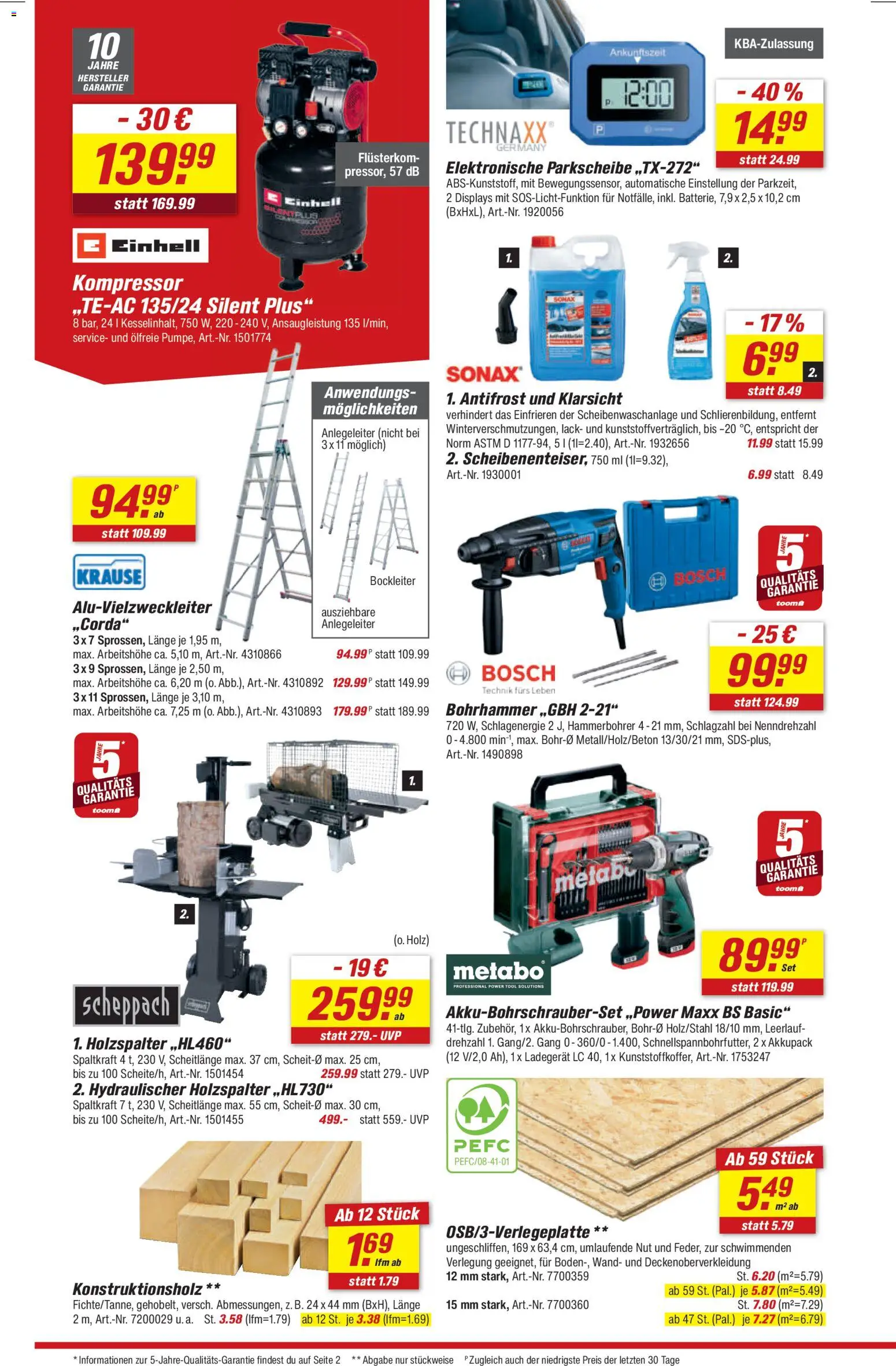 Toom Baumarkt Prospekt 	 – gültig ab 01.12.2025 | Seite: 6 | Produkte: Bosch, Ladegerät