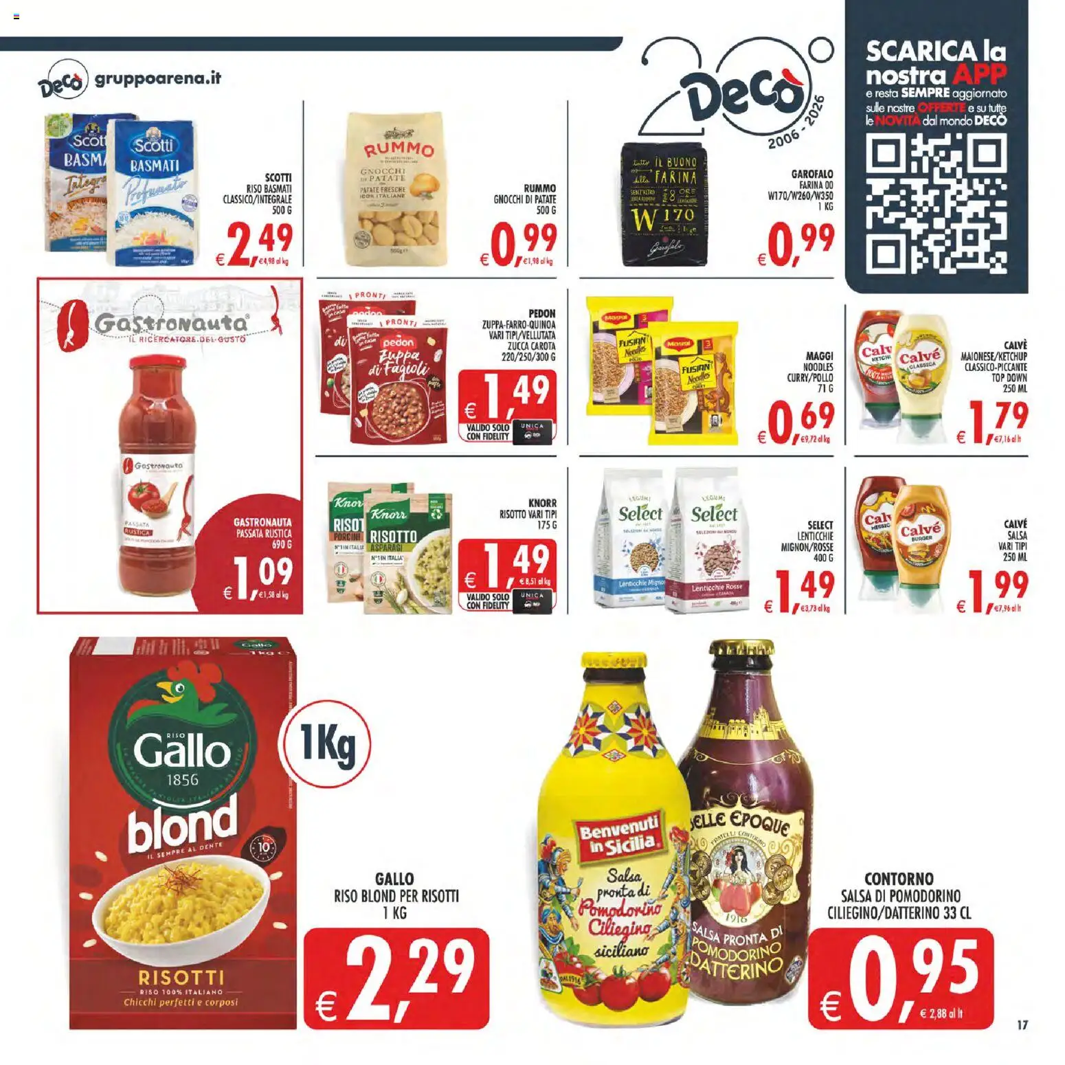 Volantino Decò del 17.03.2026 | Pagina: 18 | Prodotti: Legumi, Fagioli, Patate, Zucca