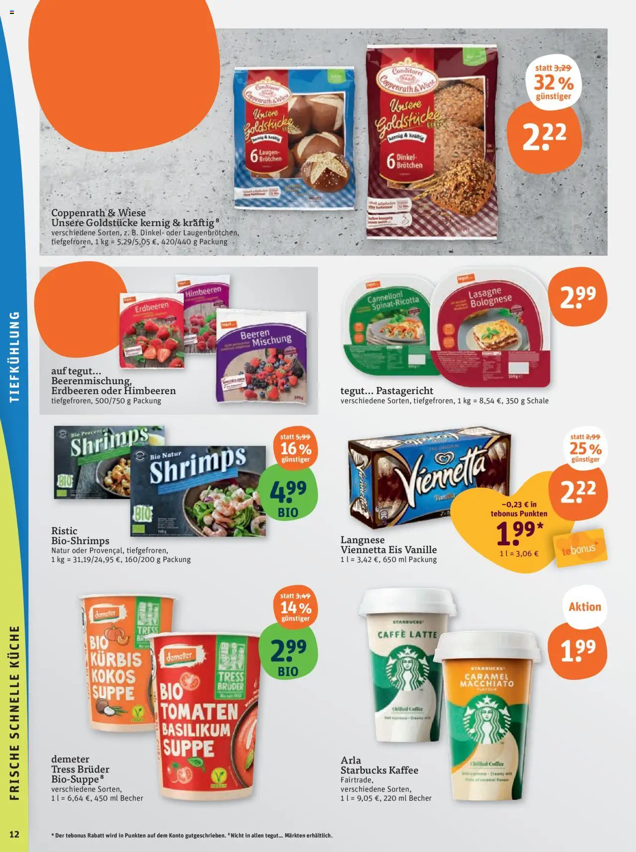 Tegut Prospekt – gültig ab 13.10.2025 | Seite: 14 | Produkte: Himbeeren, Kaffee, Tomaten, Kürbis