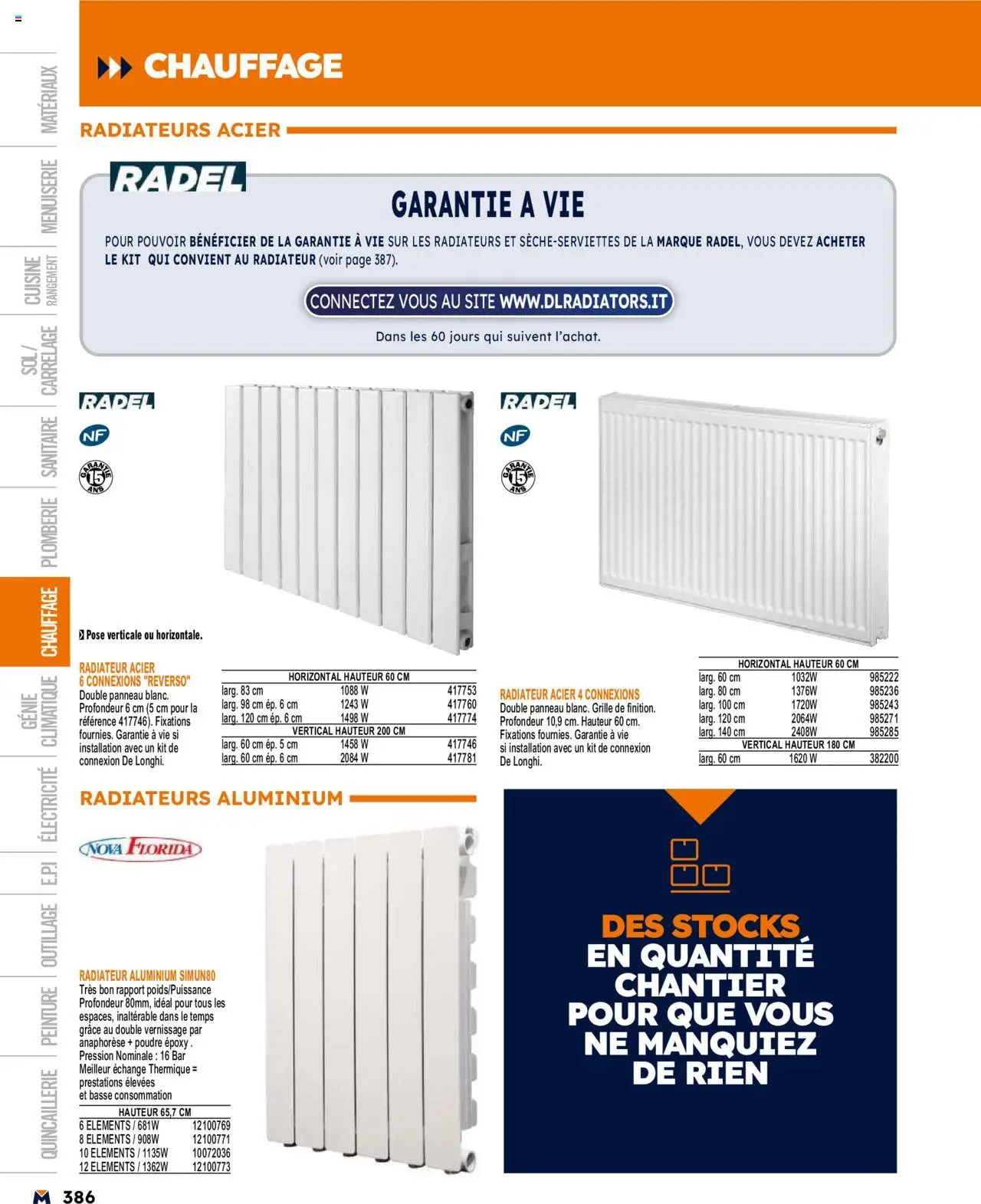  | Page: 386 | Produits: Poudre, Radiateur