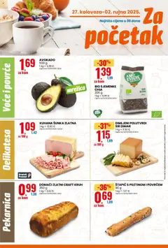 Eurospin katalog | vrijedi od 27.08.2025 | Stranica: 2 | Proizvodi: Kruh, Šunka, Avokado, Povrće