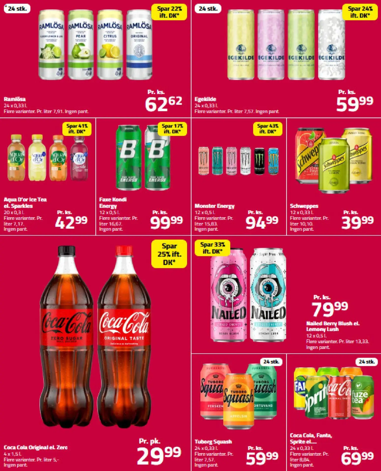 Fleggaard tilbudsavis – gyldig fra 02.01.2026 | Side: 5 | Produkter: Coca Cola, Squash, Cola, Tuborg Squash