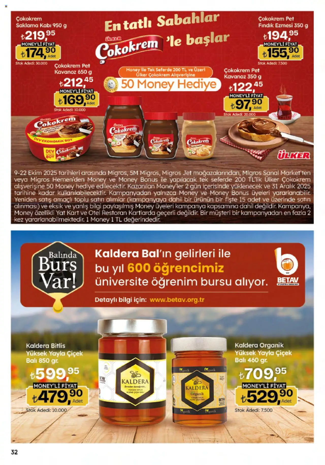 Migros Katalog - 5M Migroskop Dijital - 09.10.2025 tarihinden itibaren geçerlidir | Sayfa: 32 | Ürünler: Fındık