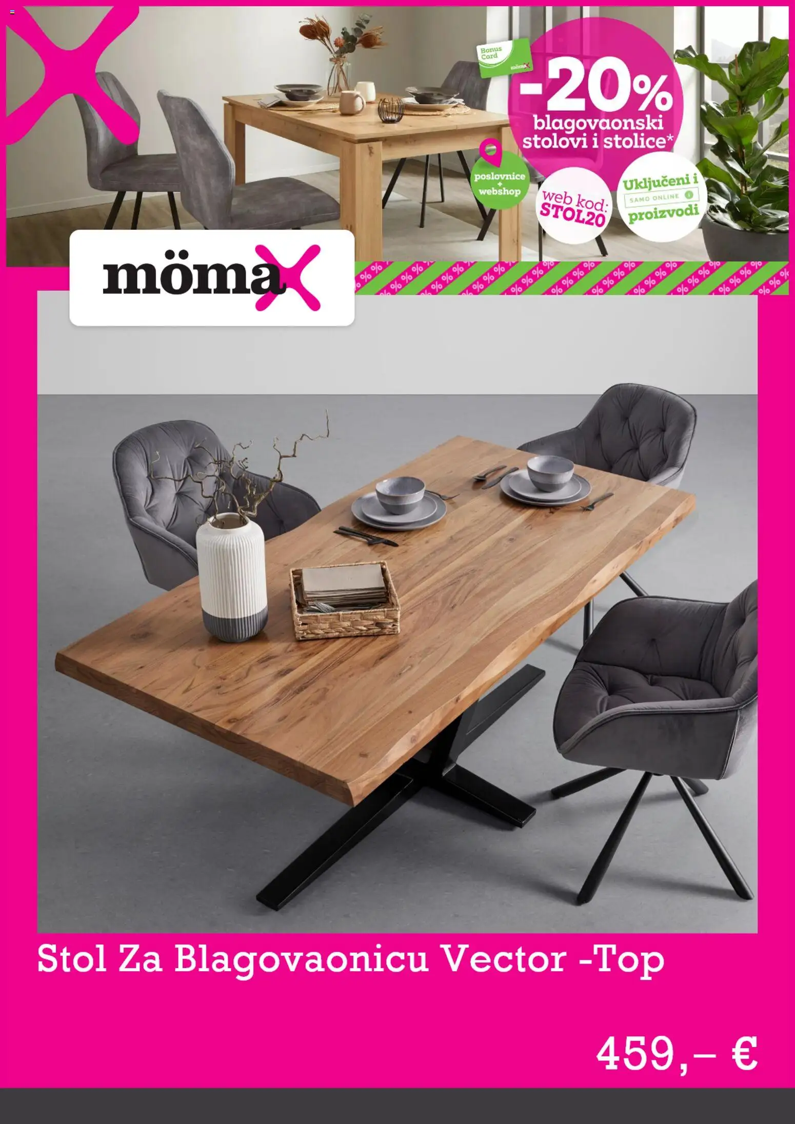 Mömax katalog | vrijedi od 09.04.2026 | Stranica: 2 | Proizvodi: Stol