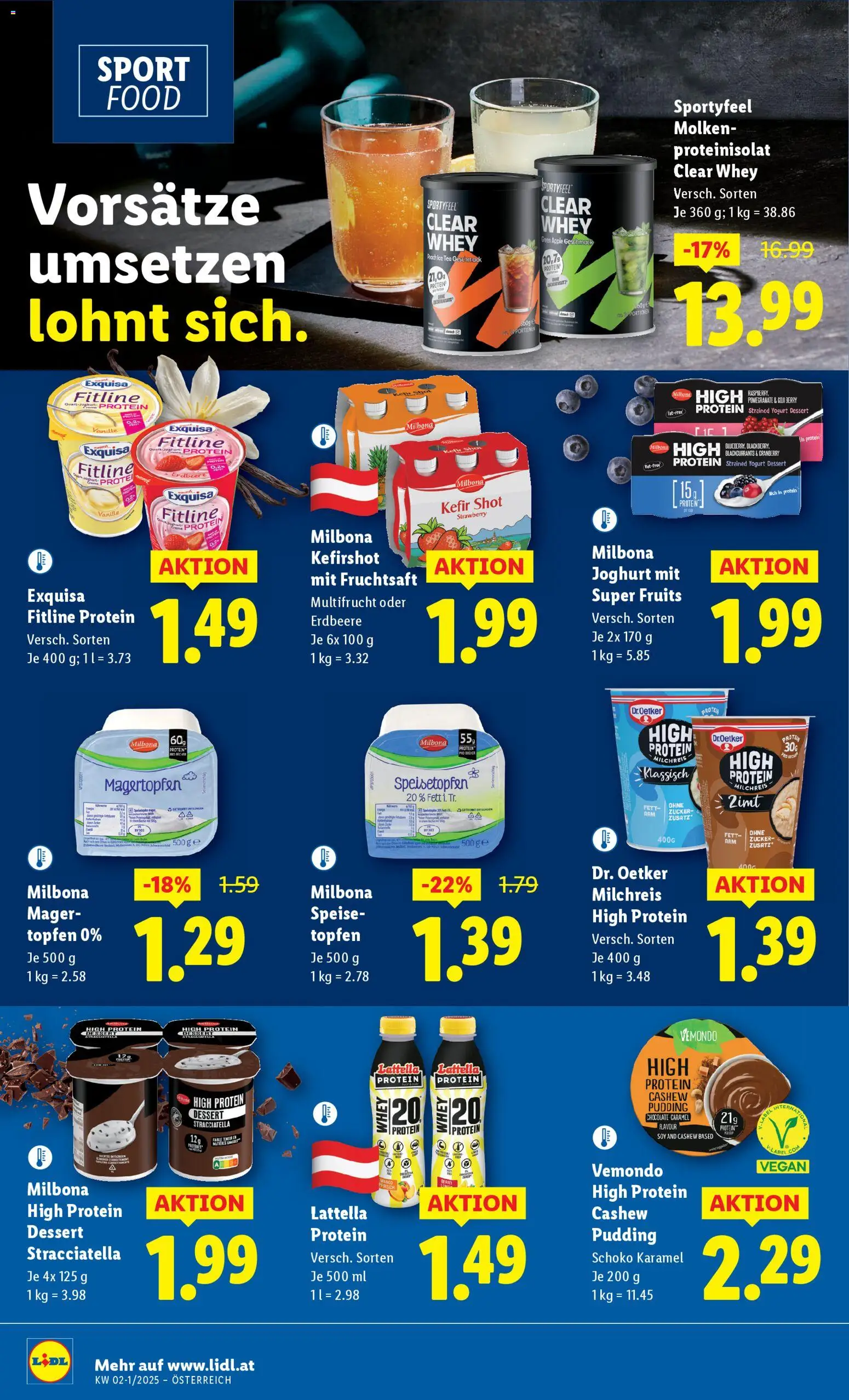 Lidl Flugblatt gültig ab 02.01.2026 | Seite: 32 | Produkte: Zucker, Apple, Joghurt